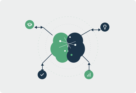 AI neural network assisting decisions