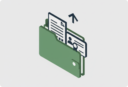 Secure document wallet holding transcripts and certificates