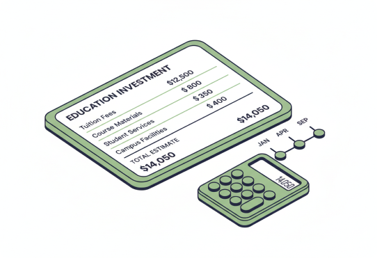 Education investment cost breakdown