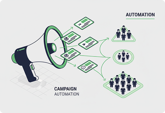 Recruitment campaign management across channels
