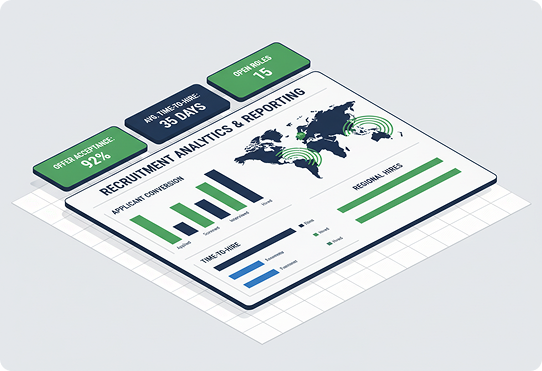 Recruitment analytics dashboard