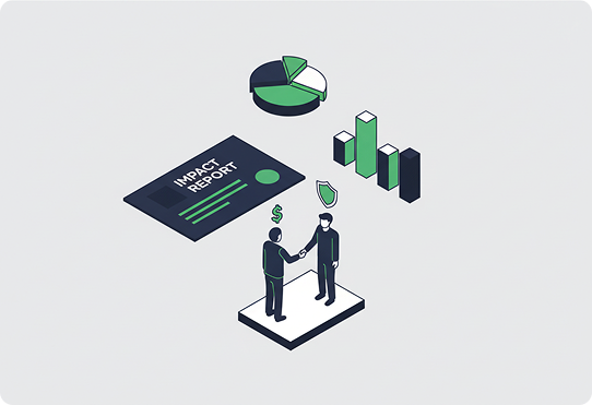 Donor and sponsor impact reporting