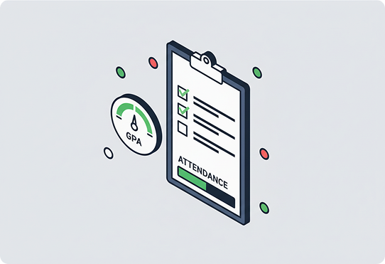 Compliance and condition monitoring for sponsored students