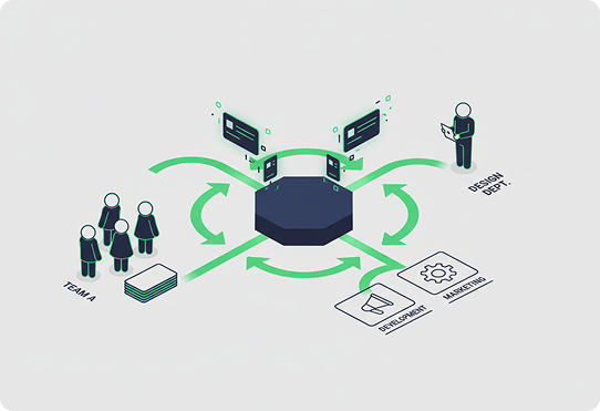 Task assignment and routing across staff