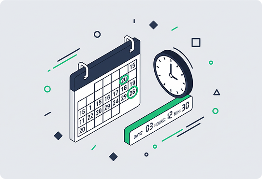 Deadline and calendar management views
