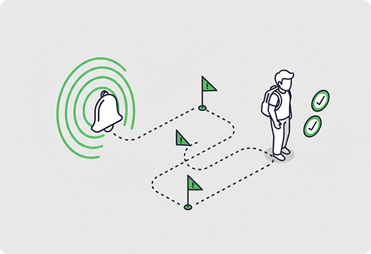 Early intervention system with multi-signal risk detection