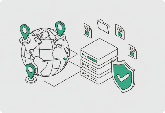 Regional data residency and storage