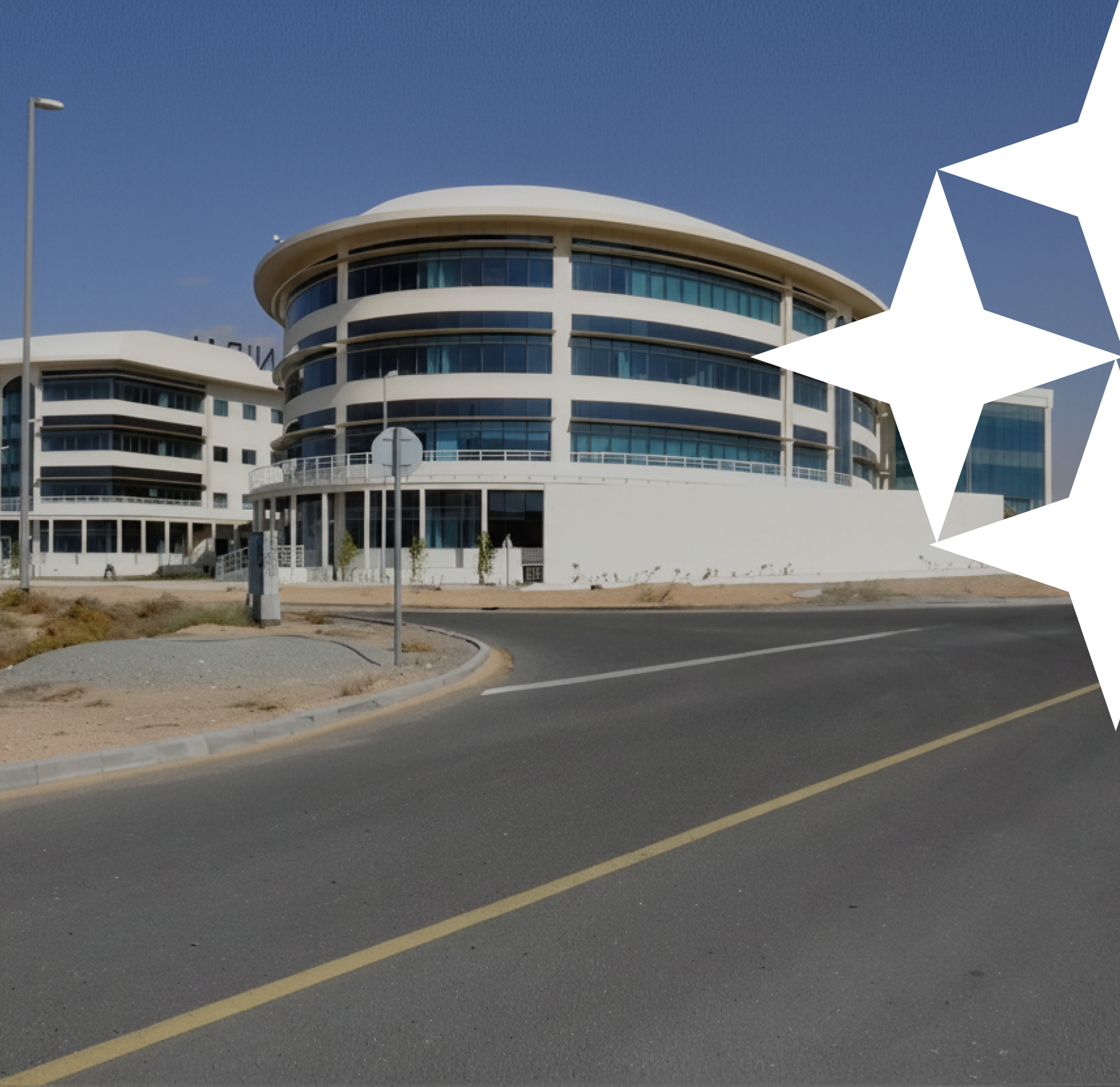 A modern university campus building